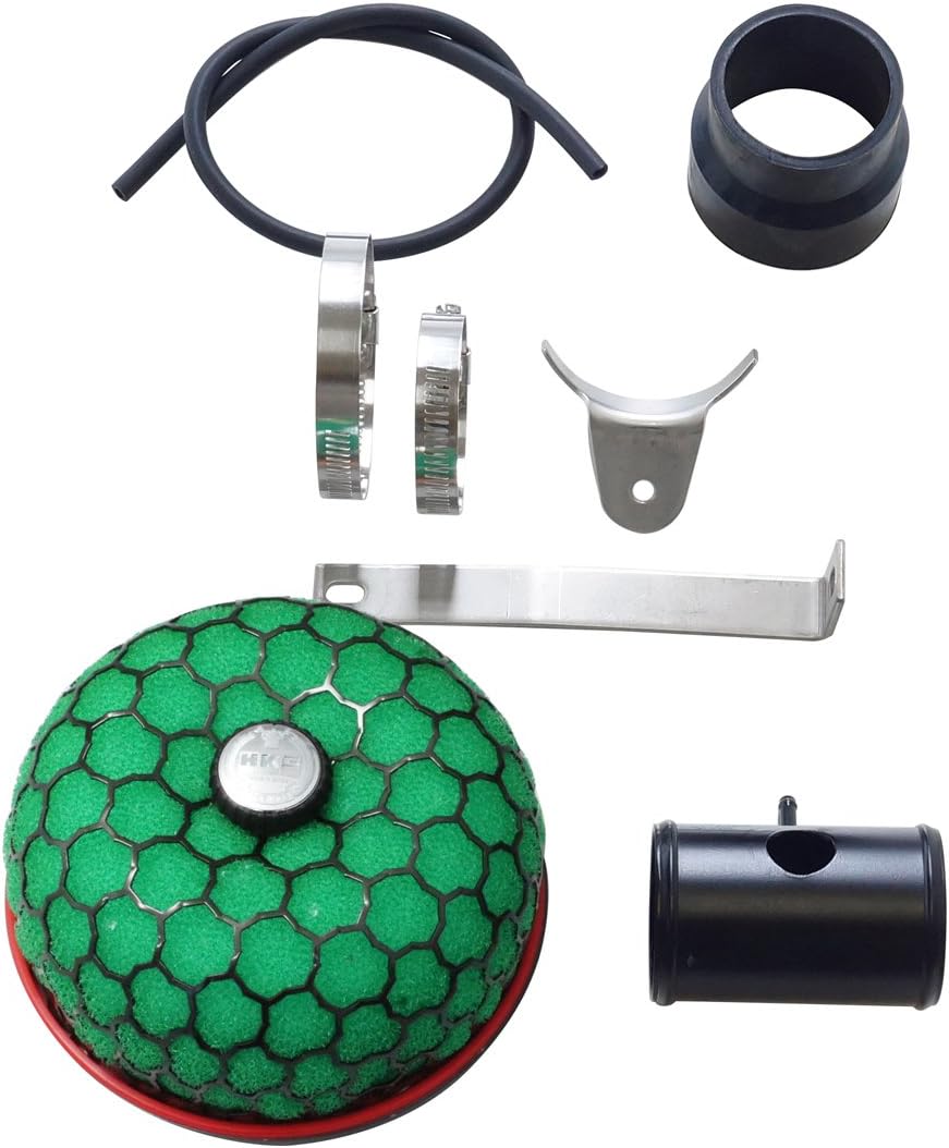 HKS Super Power Flow Intake System - Universal 150-70mm Green Dry 3-Layer