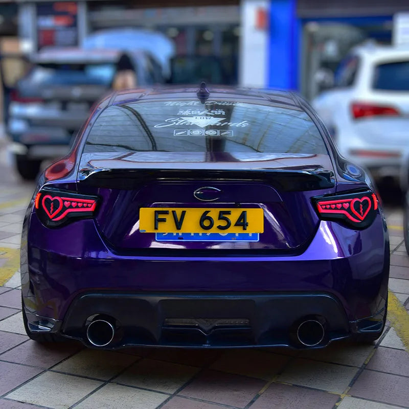 Toyota 86 Subaru BRZ LED Heart Tail Lights DRLs