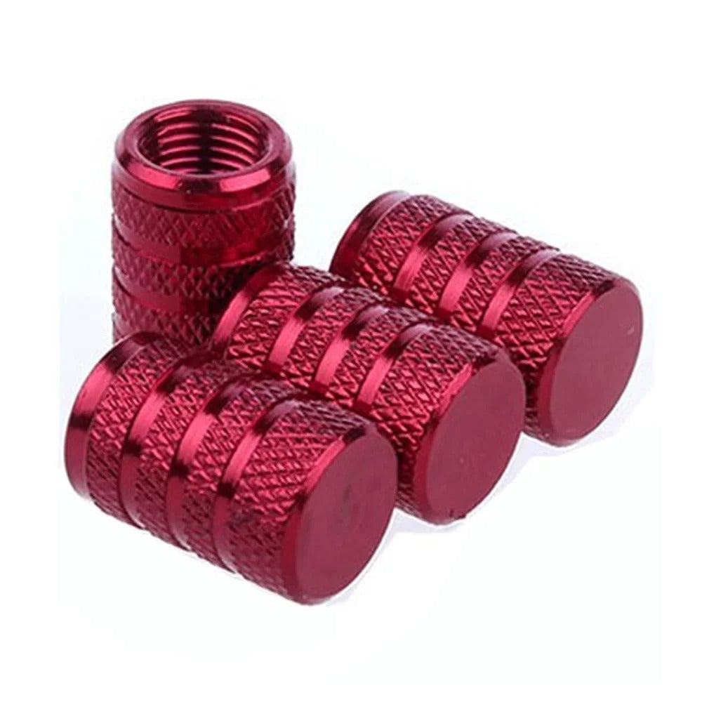 Set of Aluminium Tire Valve Stem Cap Cover
