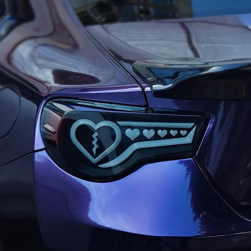 Toyota 86 Subaru BRZ LED Heart Tail Lights DRLs