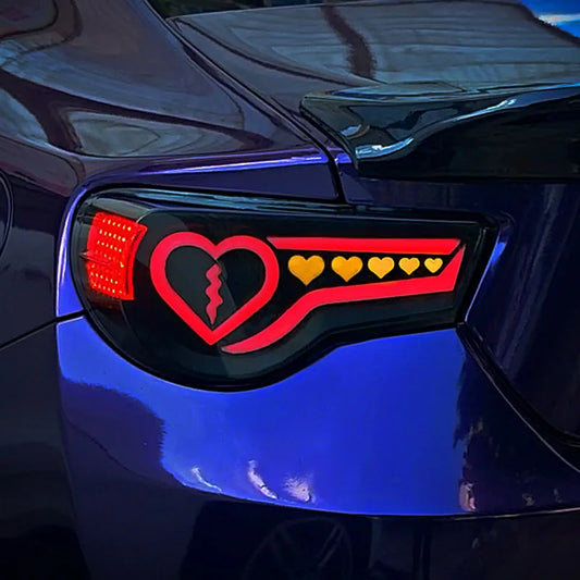 Toyota 86 Subaru BRZ LED Heart Tail Lights DRLs