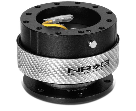 NRG Innovations Gen 2.0 Steering Wheel Quick Release Adapter, 6-Hole with Mounting Bolts