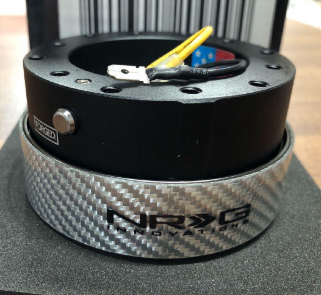 NRG Innovations Gen 2.0 Steering Wheel Quick Release Adapter, 6-Hole with Mounting Bolts