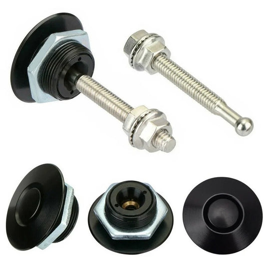 Push Button Quick Release Latch Bumper