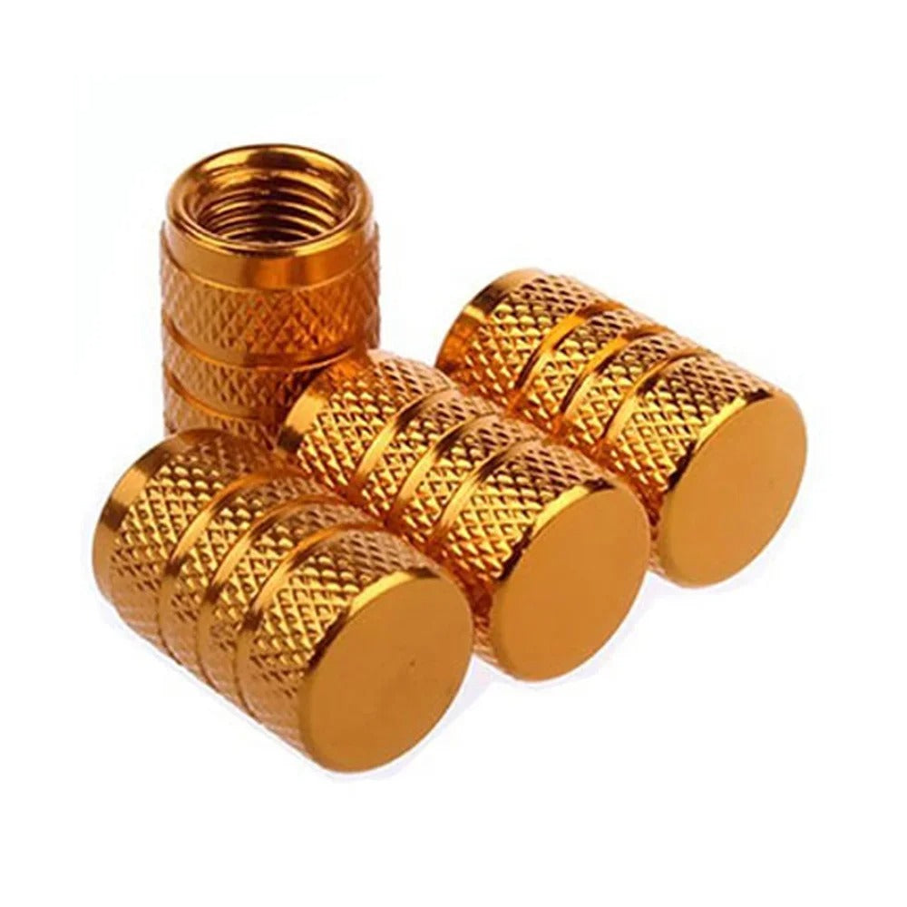 Set of Aluminium Tire Valve Stem Cap Cover